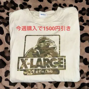 XLARGE 카모플라쥬 T셔츠 M