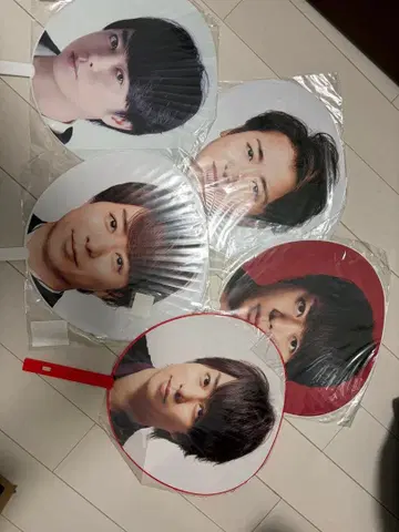 아라시 부채 5장 세트 사쿠라이, 오노