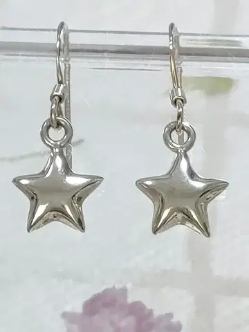 5596#1030 실버 925 별 모양 귀걸이 1024