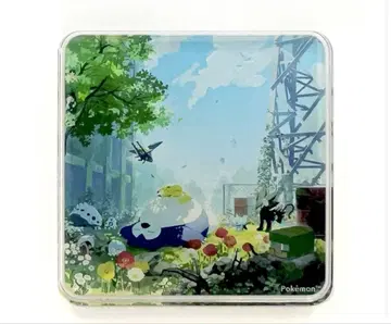 포켓몬 슬립 아크릴 마그넷 골드 구 발전소