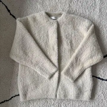 LAGUNAMOON 미니 샤기 니트 가디건