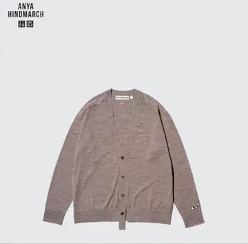 컨디션 최상 안야 힌드마치 메리노 오버 사이즈 V넥 가디건 XL