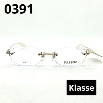 Klasse 메탈 프레임 오벌 안경 48 사이즈