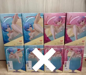 리제로 렘 라무 크림 소다 피규어 라운드 원 8