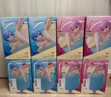 리제로 렘 라무 크림 소다 피규어 라운드 원 8