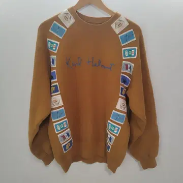 L 사이즈 칼 헬무트 패치워크 맨투맨