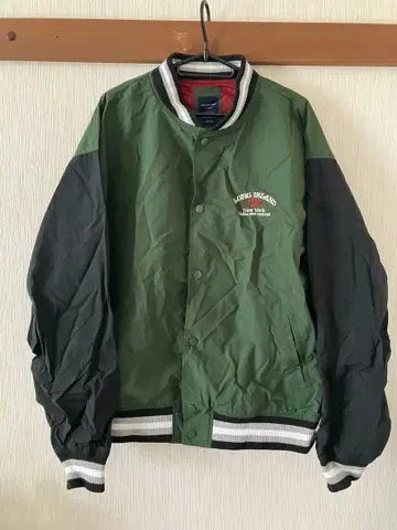 백 넘버 바시티 자켓 M 사이즈 나일론 자켓