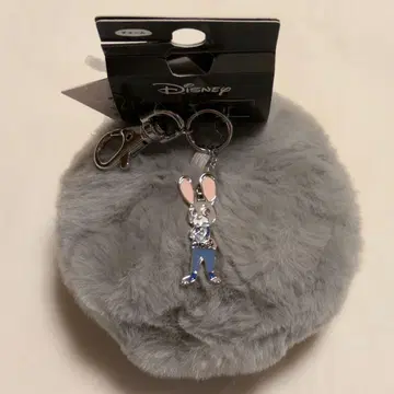 새상품 주토피아 주디 꼬리 참 키링 아베일 디즈니