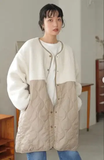 보아 퀼팅 자켓