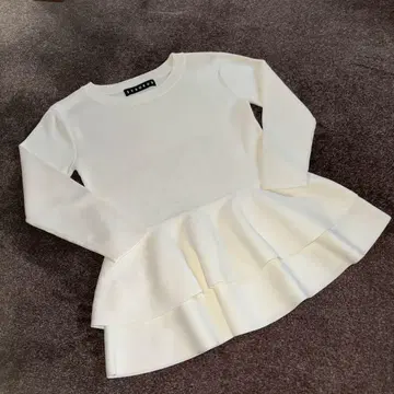 새상품 SYSORUS x akko 티어드 니트 풀오버 블랙