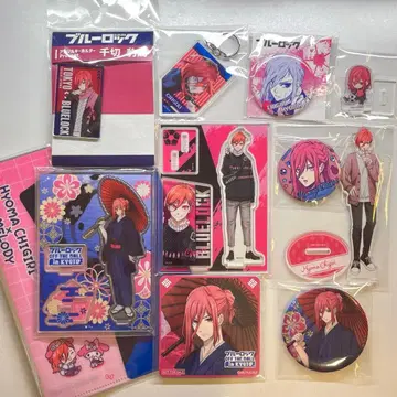 치기리 효마 아크릴 스탠드 캔뱃지 클리어 파일 코스터 세트