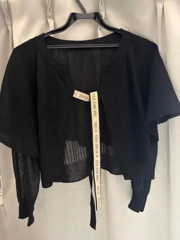 MALDY 블랙 가디건 사이즈 38