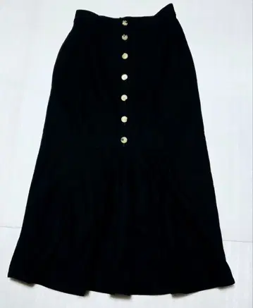 VERMEIL par iena 후면 버튼 페플럼 롱 스커트