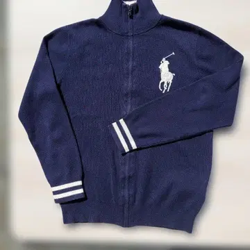 폴로 랄프로렌 빅 포니 집업 스웨터 네이비