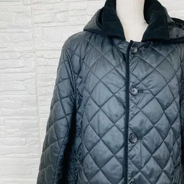 타카큐 XL 퀼팅 자켓 후드 탈부착 가능 블랙 [ 1601-39 ]