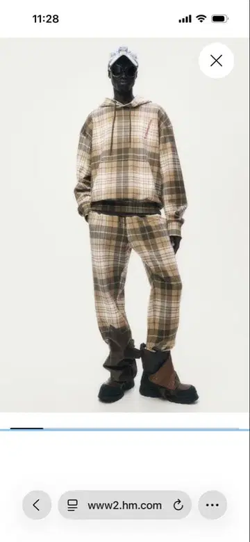 GLENN MARTENS H&M xl 맨투맨 & 조거 팬츠 세트