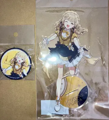 학마스 후지타 코토네 1st Milestone 아크릴 스탠드 캔뱃지