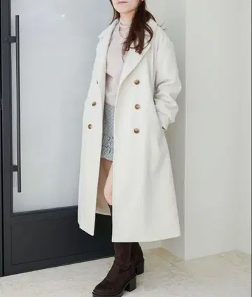 MAJESTIC LEGON 백 디자인 체스터 코트