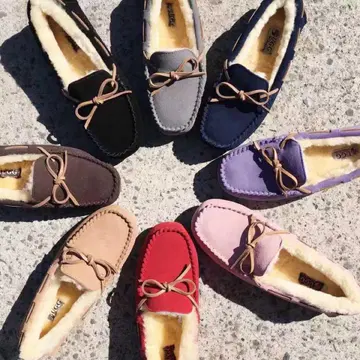 무스탕 모카신 핑크 22cm