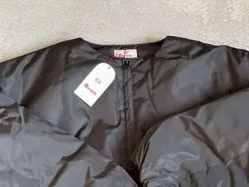 마오 메이드 블랙 나일론 점퍼