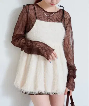 Kastane 벌룬 샤기 뷔스티에 미사용 새상품