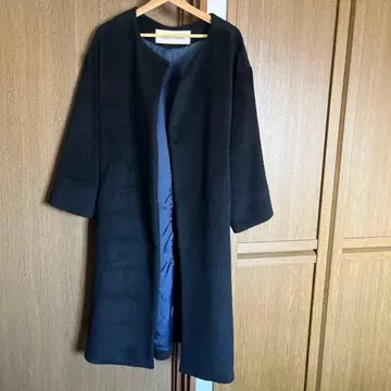 로데오 크라운즈 블랙 롱 코트