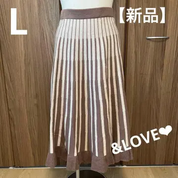 &LOVE 앤러브 라인 그라데이션 스커트 [ 새상품 ]