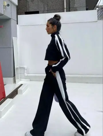 sudo 라인 맨투맨 셋업 팬츠는 기장 수선했습니다