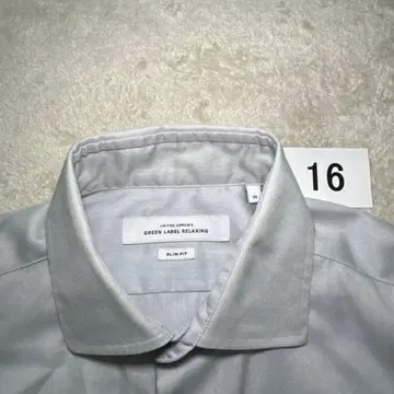 16 새상품급 그린 라벨 와이셔츠 39 M 블루