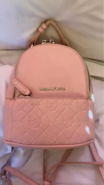 Maison de FLEUR 핑크 백팩