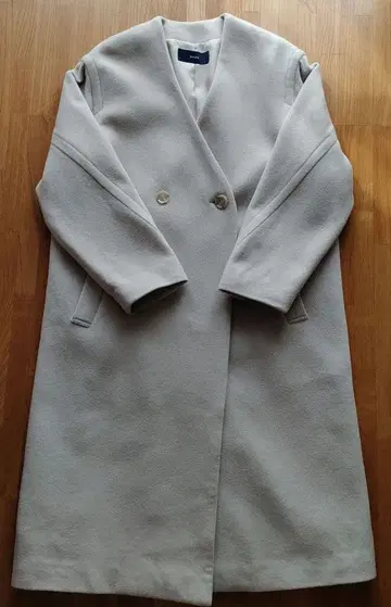 SHIPS 롱 코트 베이지 그레이