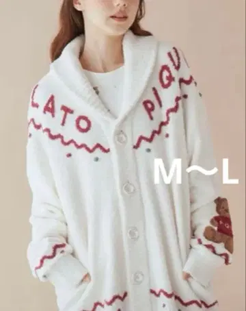 젤라또피케 HOLIDAY 노르딕 숄 가디건 M~L