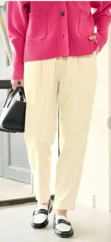 그린 라벨 릴랙싱 올마이 기모 테이퍼드 팬츠