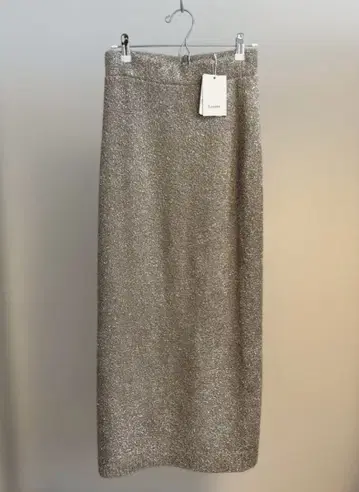 택 포함 새상품 Louere 샤기 니트 펜슬 스커트 M 롱 스커트