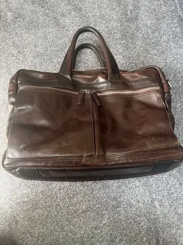 에비나 가방 다크 브라운 비즈니스 백