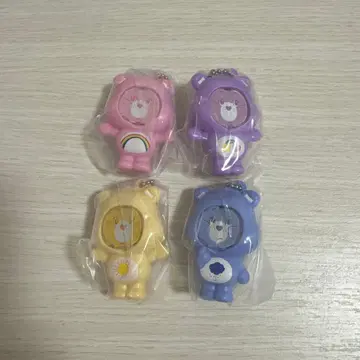 케어베어 사진 프레임 마스코트 4개 세트