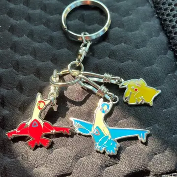 피카츄 & 라티아스 & 라티오스 메탈 키링