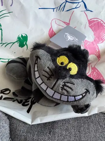 체셔 고양이 봉제 인형 키링