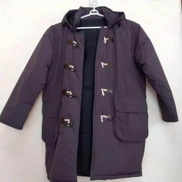 남성용 충전솜 폴리에스테르 코트