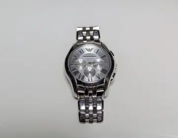 Armani 아날로그 시계 실버