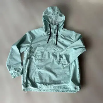 Lacoste 민트 그린 풀오버 나일론 자켓 방수 레인 방수