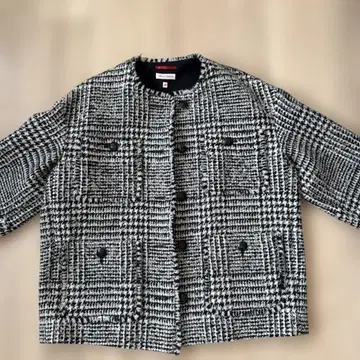 DRESSTERIOR 체크 무늬 자켓 (숏코트) 36 사이즈
