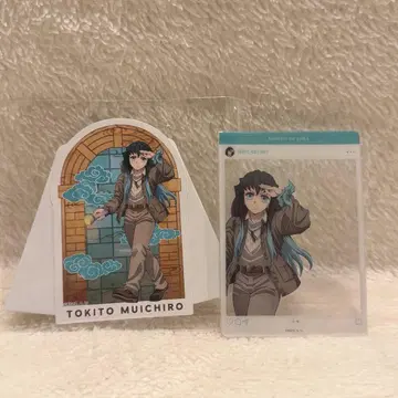 토키토 무이치로 귀멸의 칼날 선샤인 시티 클리어 카드 B상 스탠드 팝