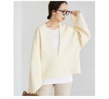 plage R'IAM 실루엣 블라우스 화이트 36