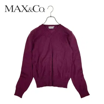 01T485 MAX & Co. 이탈리아제 울 니트 스웨터 봄/가을