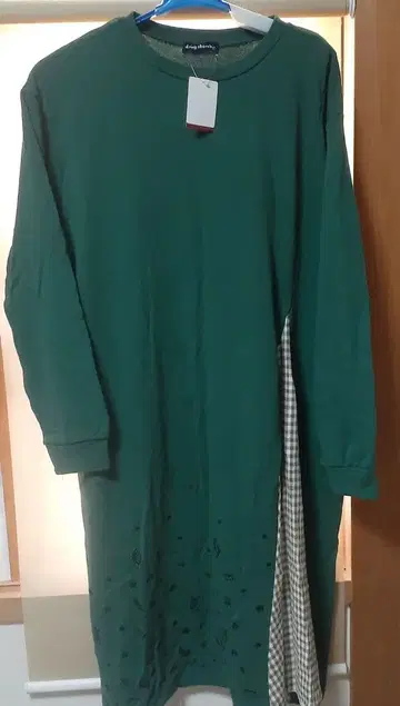 drug store's 긴팔 원피스 드럭 스토어즈 그린