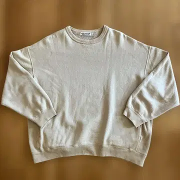 COOTIE Crewneck L/S Sweatshirt -Beige-