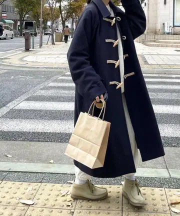 CANAL JEAN BONAPPETIT 보나페티 멜톤 더플 코트