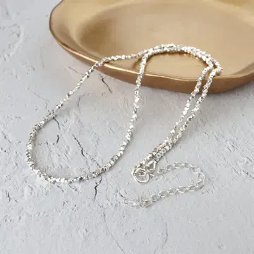 [예약품] Karen Silver 1연 목걸이 *카렌 실버