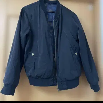 블랙 MA-1 리버서블